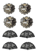 Parisian Elegance  Fan & Tray Stickers