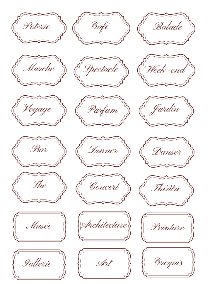 Voyage en Mouvement - Travel Activities Stickers Sheet