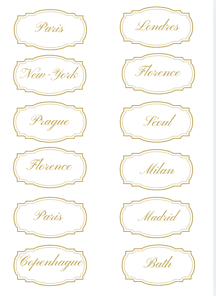 City Reveries - Travel Stickers for Your Journal