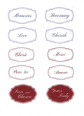 MEMORIES & LOVE STICKER SHEET