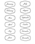 REFINED MONTHLY MINI STICKER SHEET