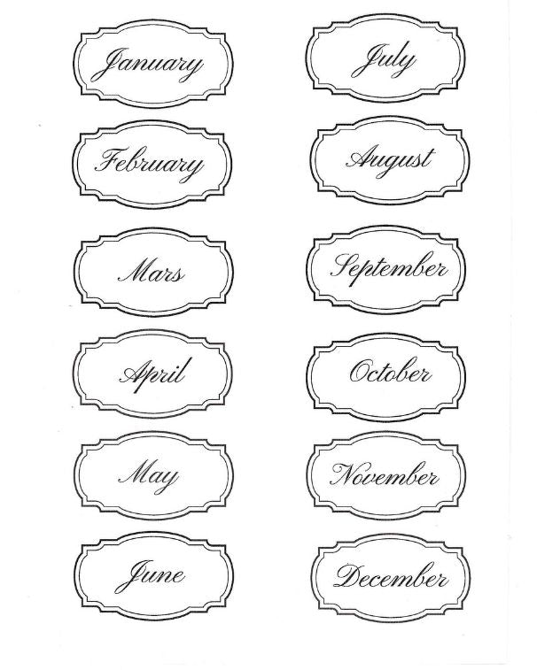 REFINED MONTHLY MINI STICKER SHEET